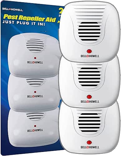 Bell + Howell Ultrasonic Pest Repeller Home Kit (Pack of
