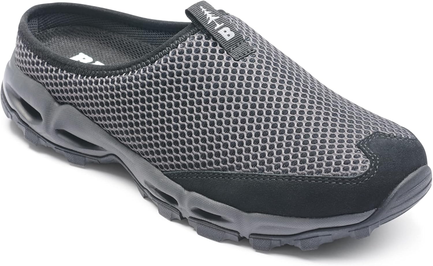 BASS OUTDOOR Men's Aqua MESH Slide Water Shoe, Asphalt, 7