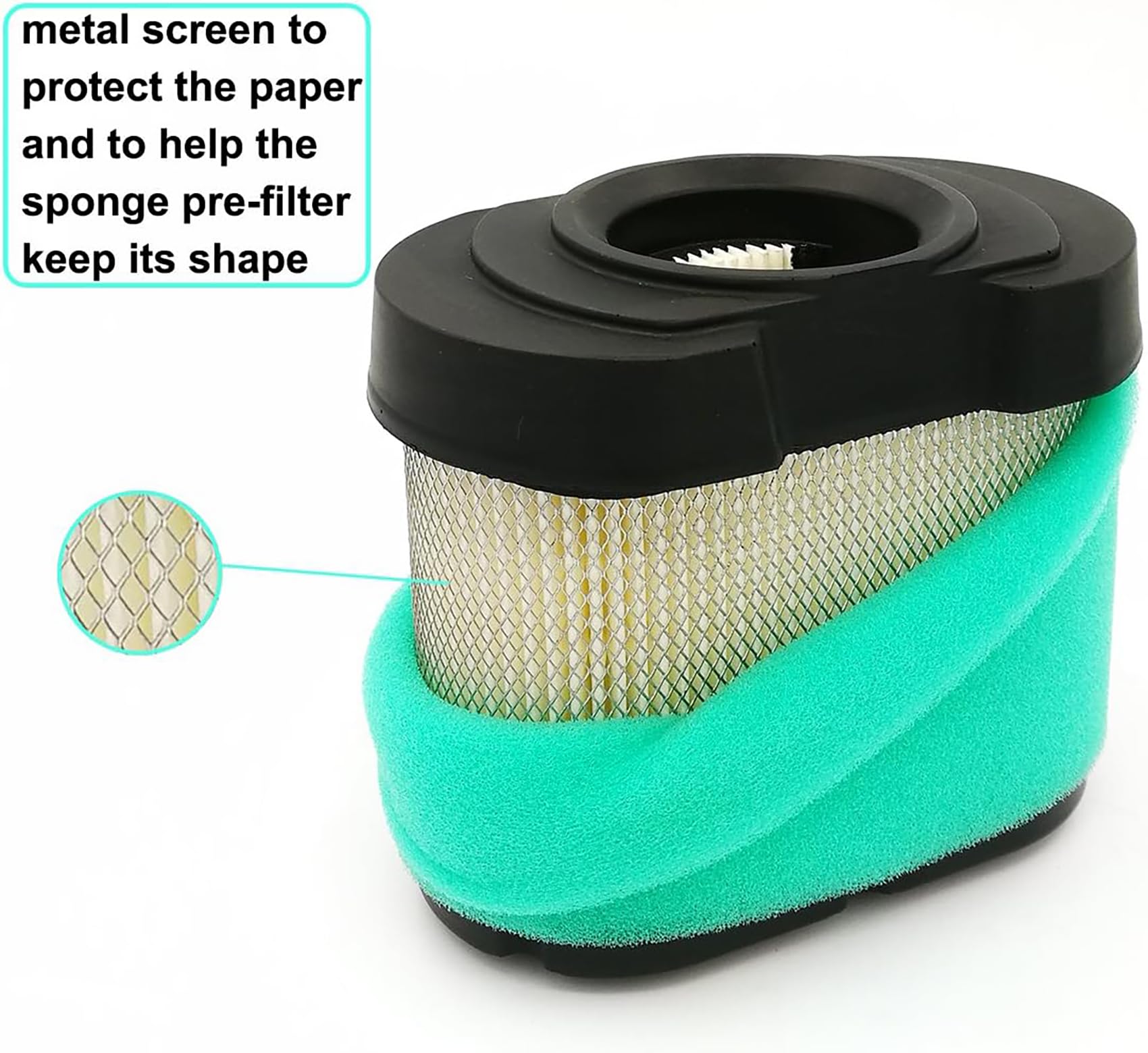 HURI 2 Air Filter Kit for Stihl TS700 TS800 4224-141-0300 4224-140-1801