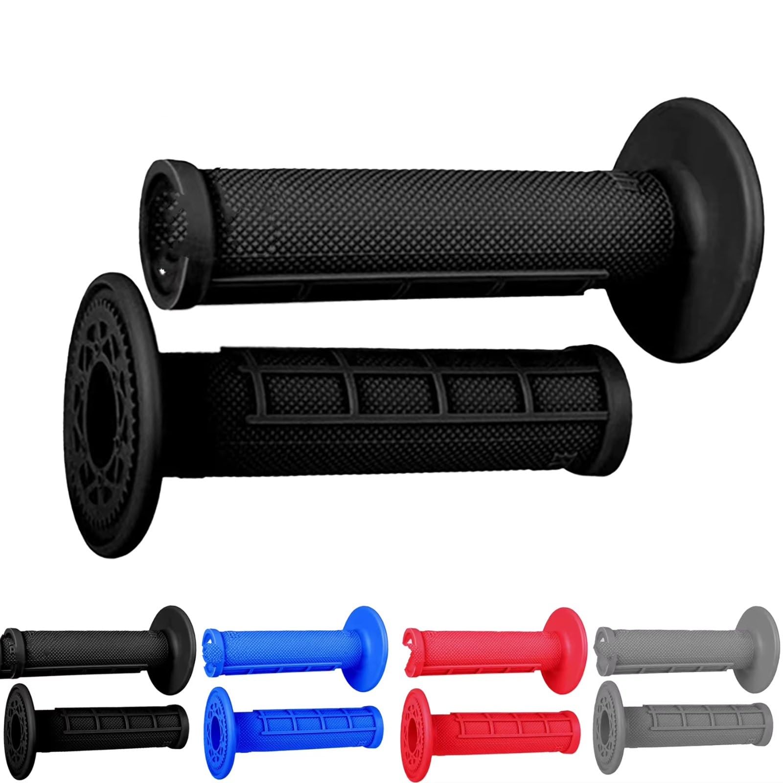 Accessori Per Coperture Manubrio Per Manopole Moto Manopola moto | Manopole Carenatura Aerodinamica Corpo Cilindrico Resistente Agli Urti Installa Flusso Aria Adatto(2Pc Black)