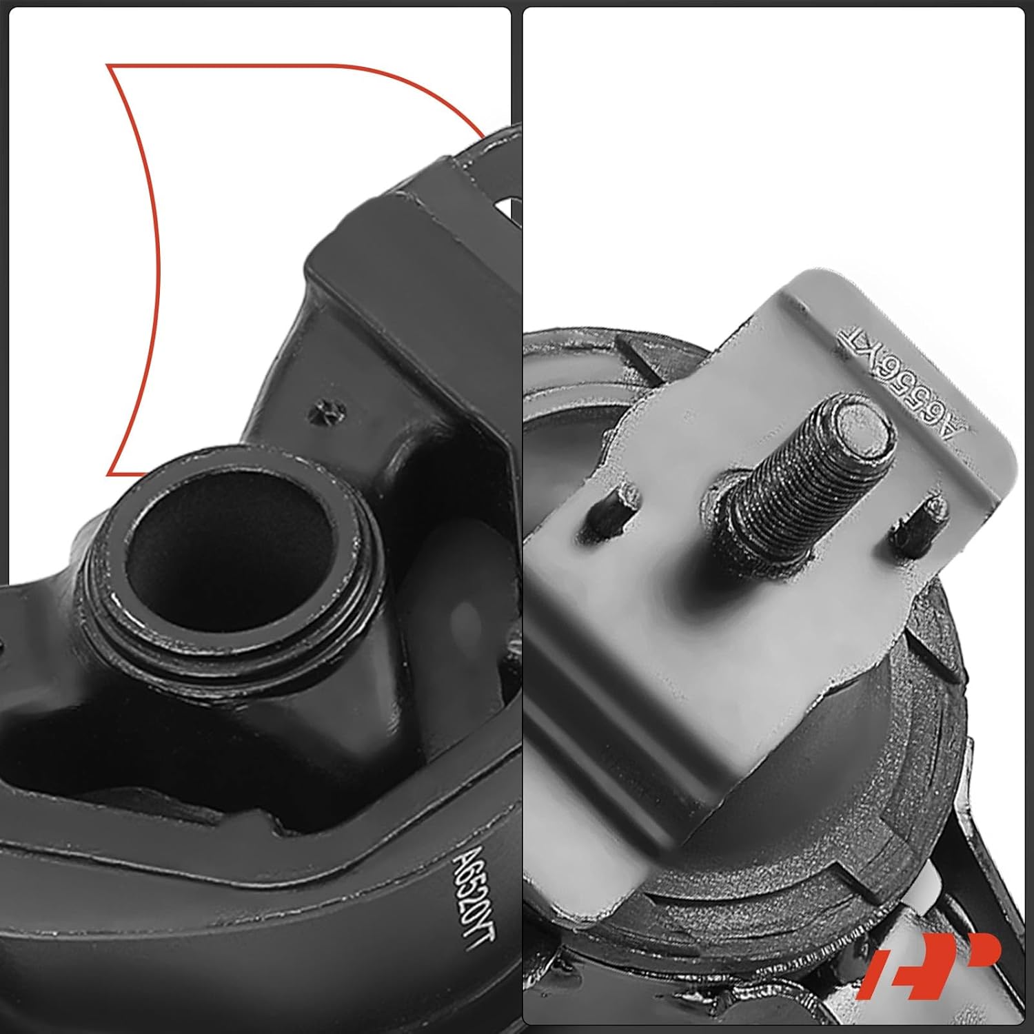 A-Premium 3PCS Engine Motor Mount Kit Compatible with Honda Civic 1996-2000 & Acura EL 1997-2000, 1.6L, Replace# 50842SR3N10, 50842ST0N80