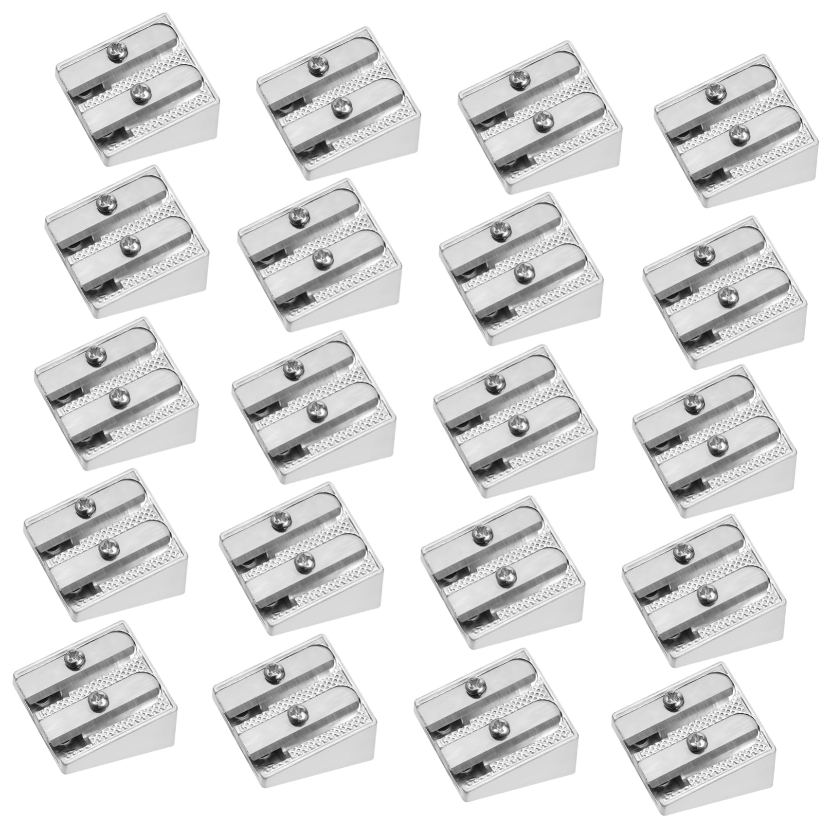 OSALADI 5 Sätze Bleistiftspitzer Aus Aluminiumlegierung Für Kompakter Bleistiftschärfer Bleistiftspitzer Für Das Klassenzimmer Masse Anspitzer 20 Stück * 5