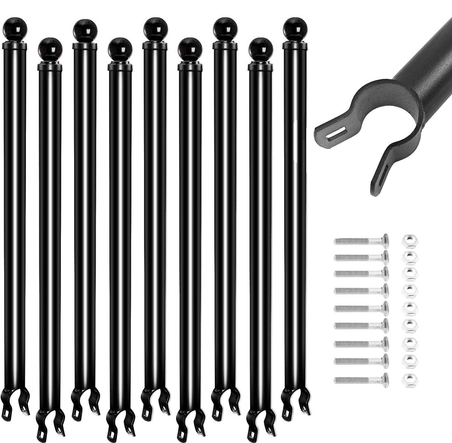 ICITYWALL 9-Pack 25 Fence Extension