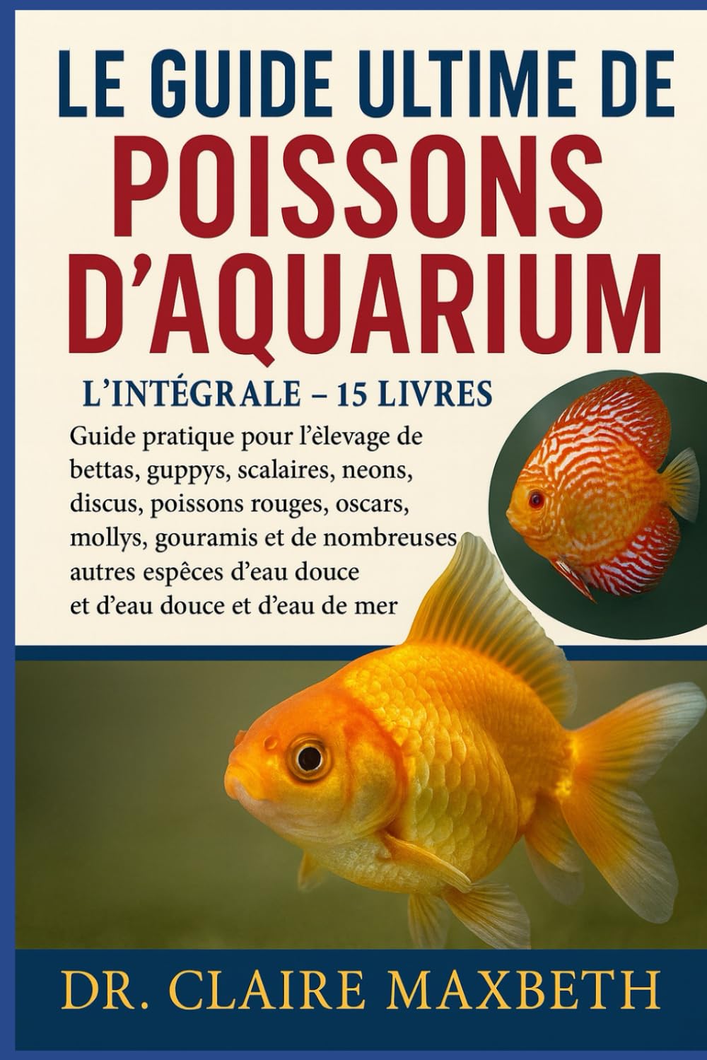 LE GUIDE ULTIME DES POISSONS D'AQUARIUM : L'INTÉGRALE - 15 LIVRES EN 1: Guide pratique pour l'élevage de bettas, guppys, scalaires, néons, discus, ... autres espèces d'eau douce et d'eau de mer