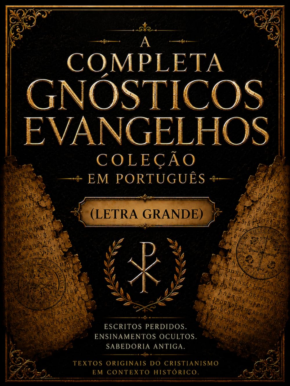 Coleção Completa dos Evangelhos Gnósticos em Português (Letra Grande): Sabedoria Antiga das Escrituras Perdidas Tomé, Maria Madalena, Judas e Escritos Cristãos Primitivos Ocultos