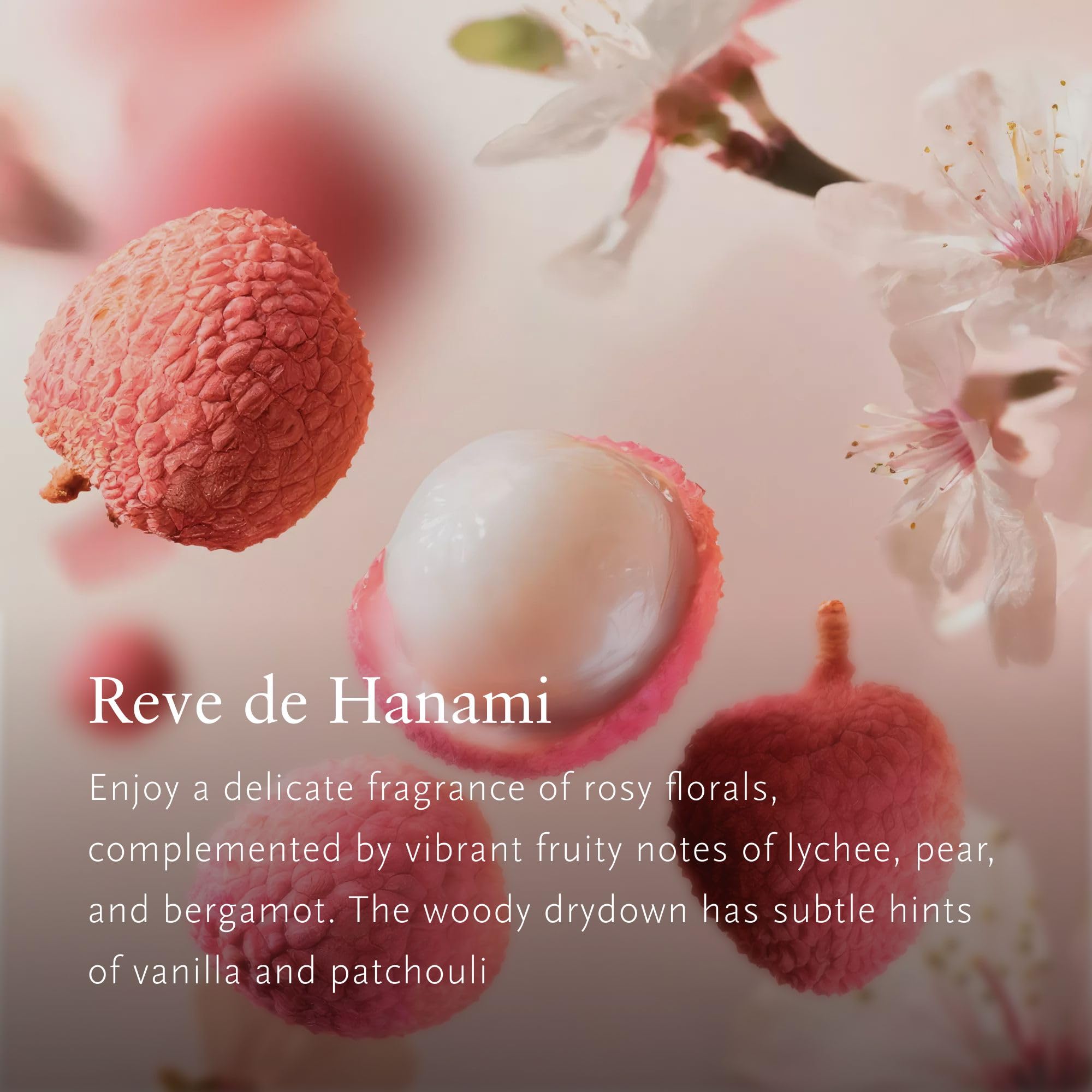 RITUALS Eau de Parfum Rêve de Hanami, Flor de Sakura, Lichi, Pera y Bergamota, Perfume para Mujer, 50 ml