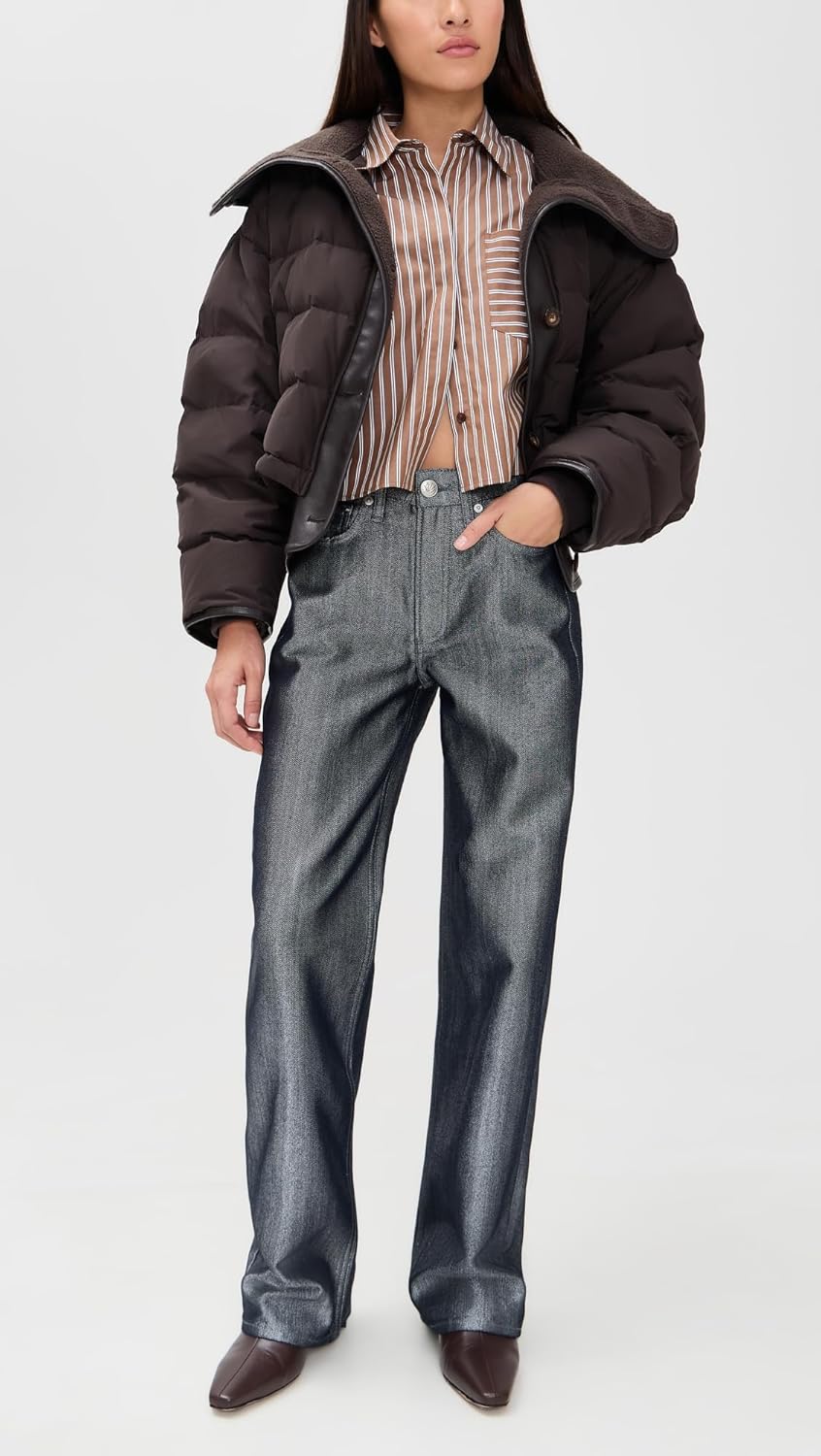 rag & bone Women's Logan Wide Jeans - Image 5