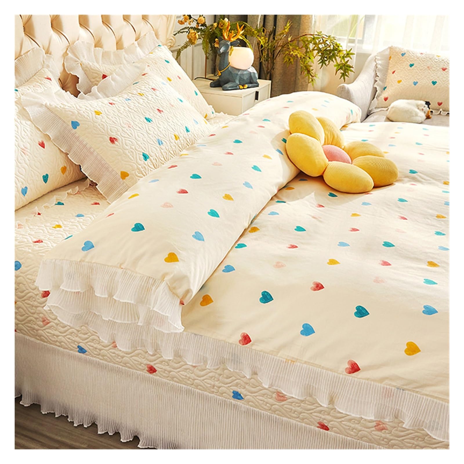 Housse de couette pour lit fille qui transforme la chambre en un univers féerique