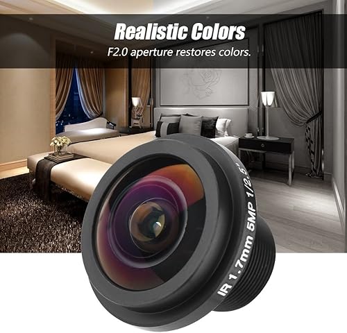 Miniatura 3 de Mini cámara oculta HD con lente panorámica de seguridad ojo de pez 5MP0.067 in de longitud focal185  gran angular para cámara de seguridad ojo de