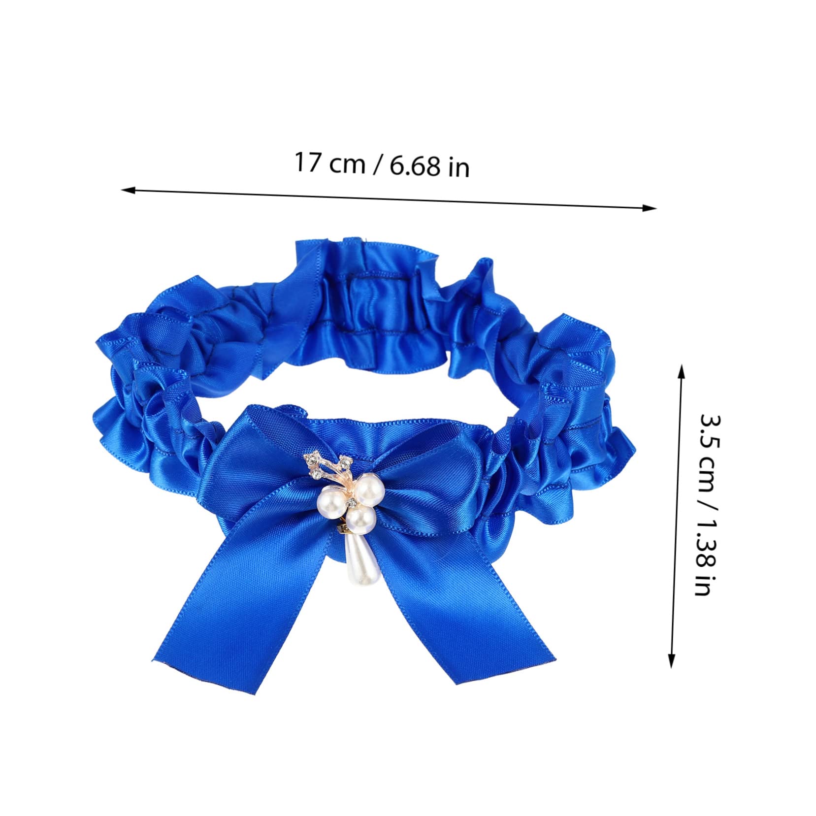 Abaodam 5 Set Di Giarrettiere Per Le Gambe in Stile Per Le Donne Set Di Giarrettiere Da Sposa in Pizzo Con Fiocco Per Matrimonio