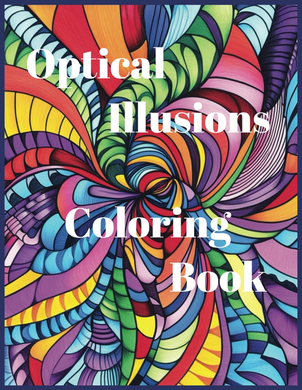 Optical Illusions Coloring Books