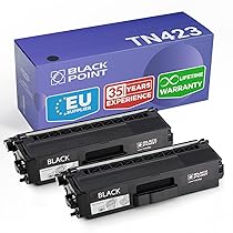 BLACK POINT Set di 2 Cartucce Toner di alta qualità per TN-423BK TN-423 TN423 TN-421BK TN-421 TN421 – Nero – per Brother MFC-L8690CDW MFC-L8900CDW DCP-L8410CDW HL-L8260CDW HL-L8360CDW DCP-L8410CDN