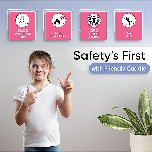 Miniatura 22 de Columpio sensorial de interior para niños o exteriores – Soporta 300 libras, doble capa y giro de 360°, hamaca de terapia de compresión calmante