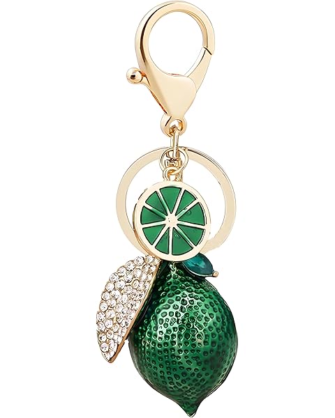 JZZNNFEZN Cute Keychain for Women for Bag,Keychain for Bag Charms,Fruit Lemon Keychains for Women Bags or Purses