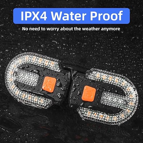 Miniatura 5 de Faro delantero ultra brillante de 5 LED para bicicleta, recargable por USB, 5 modos, IPX4 impermeable para conducción nocturna y todoterreno