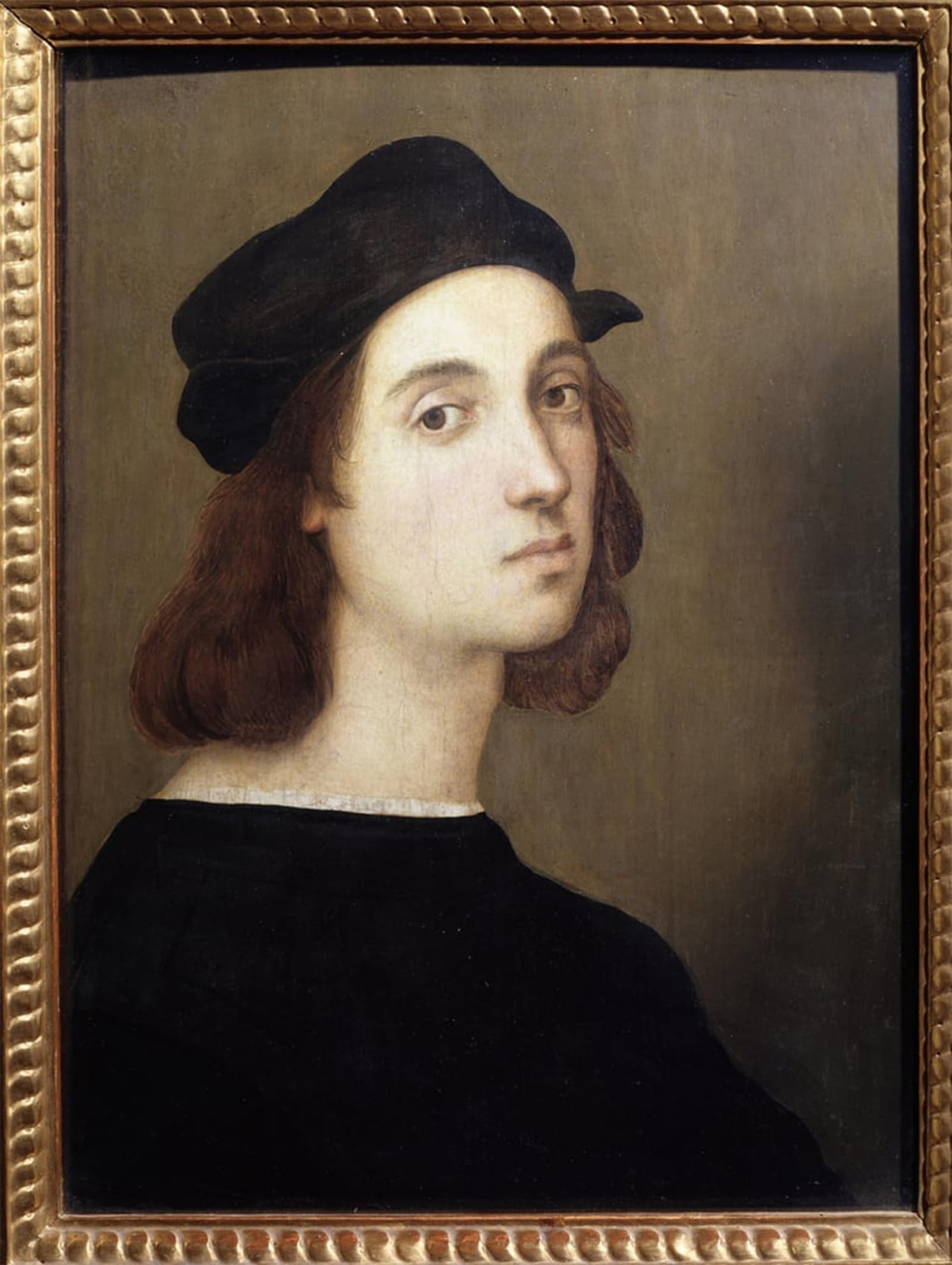 ARTXLXXBN Famous Print Painting Colorful Art Print Self-portrait by Raphael Canvas Art Decorations for Home Decor 60x90cm