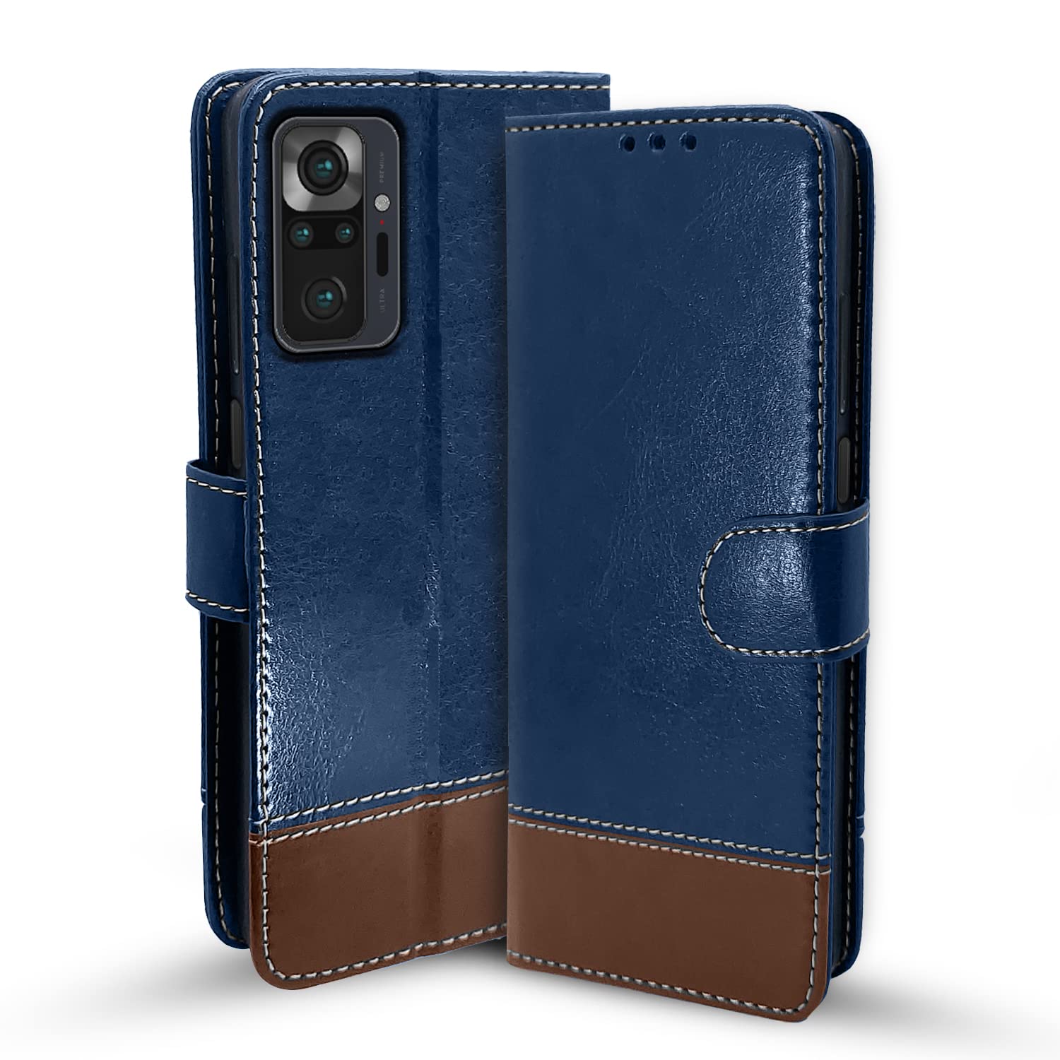 Pikkme Redmi Note 10 Pro Flip Cover - Wallet & Stand -1