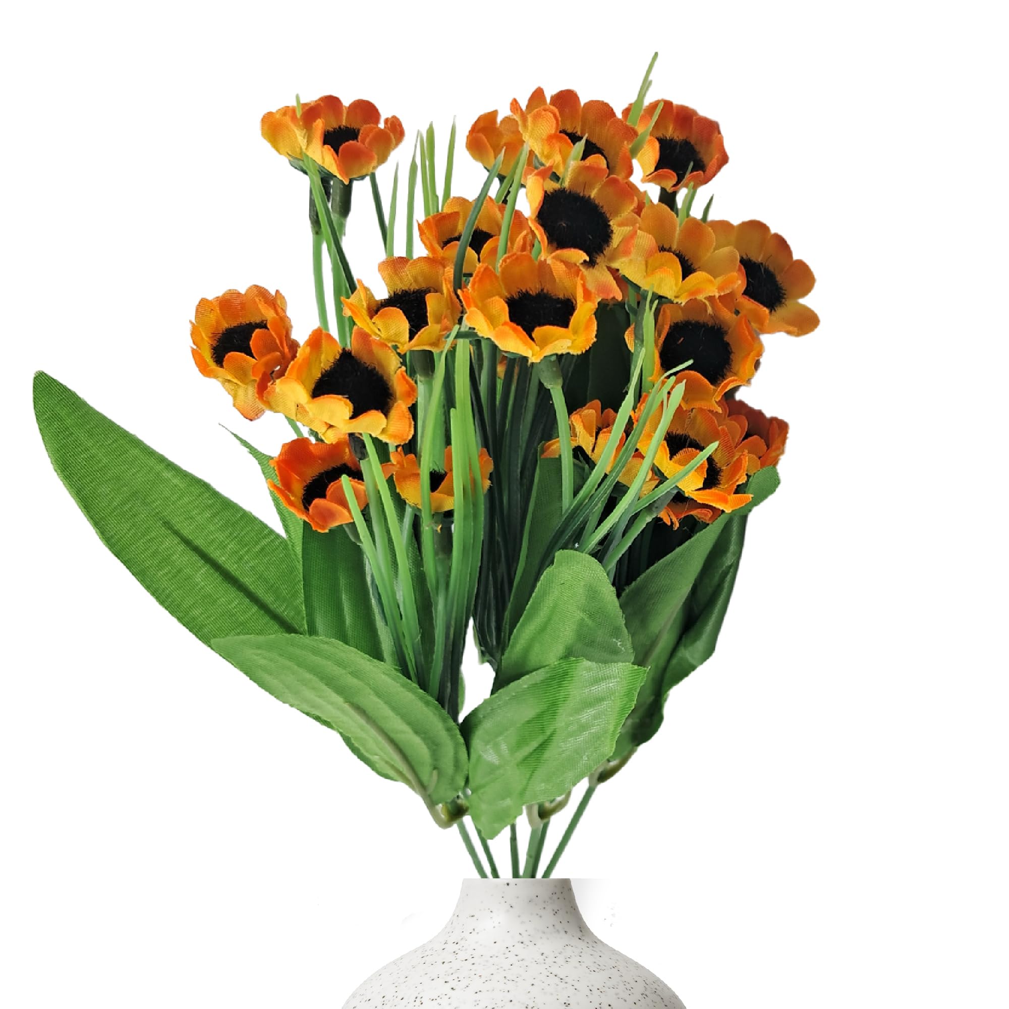 Kraft Seeds by 10CLUB Artificial Daisy Flowers | Orange Daisy Flowers | 6 Stems | (Vase not Included) (B0CW18W14X) Amazon Price History, Amazon Price Tracker