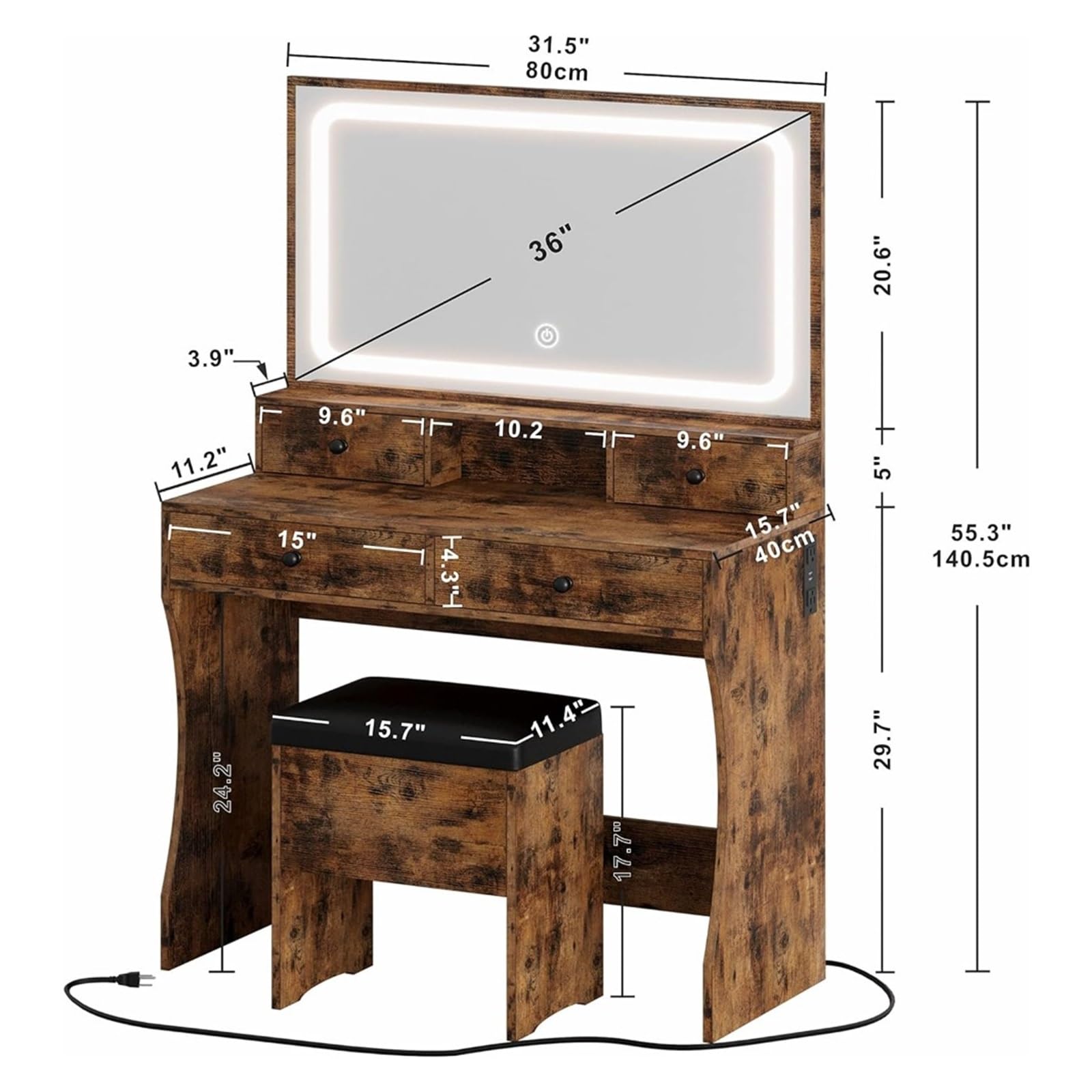 ヴィンテージ　ドレッサー　化粧台 Amazon｜ドレッサー パイン材化粧台デスクヨーロッパヴィンテージ化粧