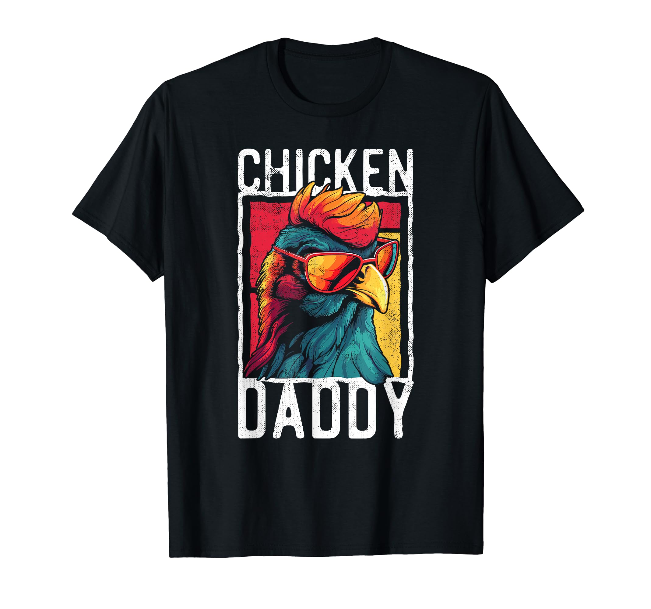 Lustige Hühner, Hahn & Landleben DesignsChicken Daddy - a fun design for every rooster in the basket T-Shirt