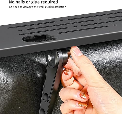 Miniatura 4 de Pantalla TV, soporte de escritorio ajustable, soporte de almacenamiento sólido, elevador de monitor resistente, estante multiusos, soporte para caja