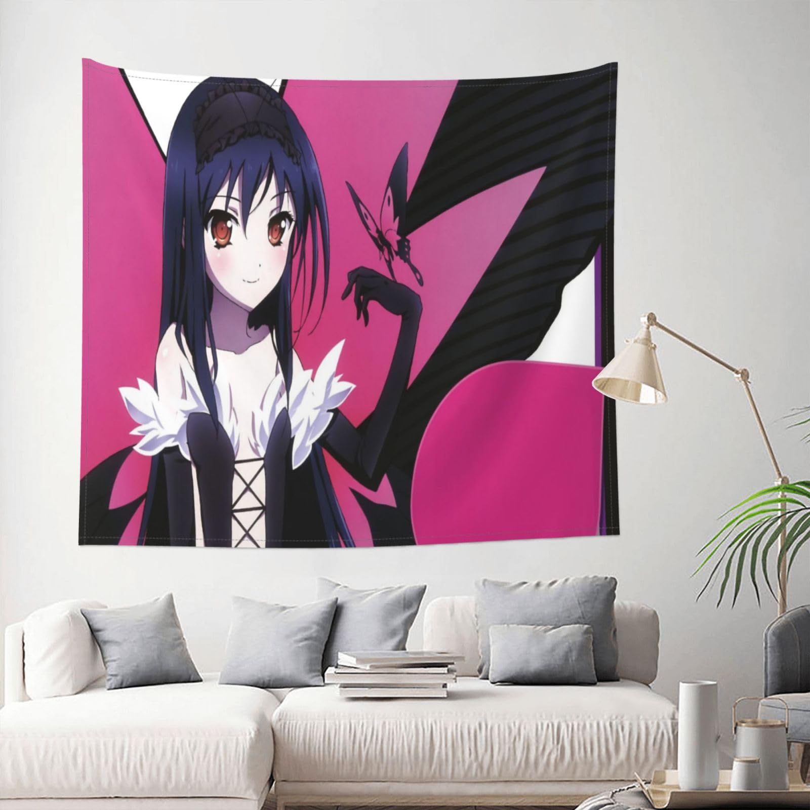 アクセルワールド黒雪姫　タペストリー　横84cm Amazon.co.jp: アクセル・ワールド 黒雪姫 タペストリー 壁掛け 装飾布