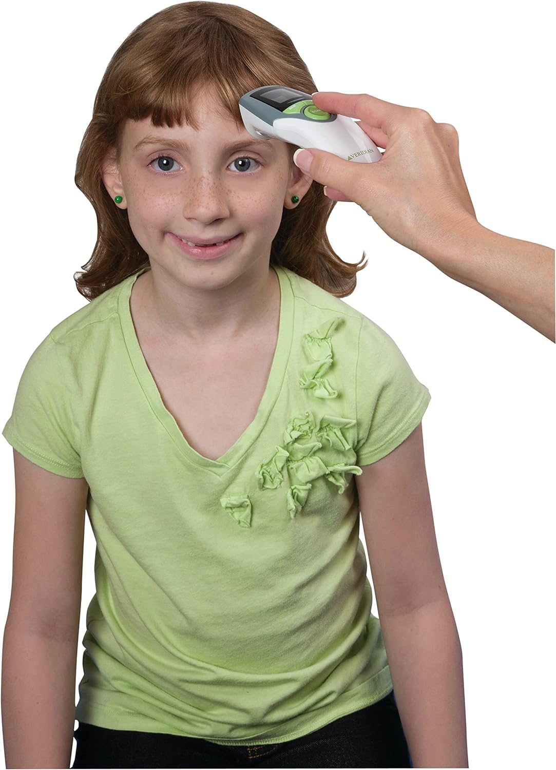 Veridian Healthcare Infrared Thermometer | Forehead Measurements | 1-Second Readout | Hygienic Non-Contact | Whole Family Care | 3-Year Warranty (Pack of 2)