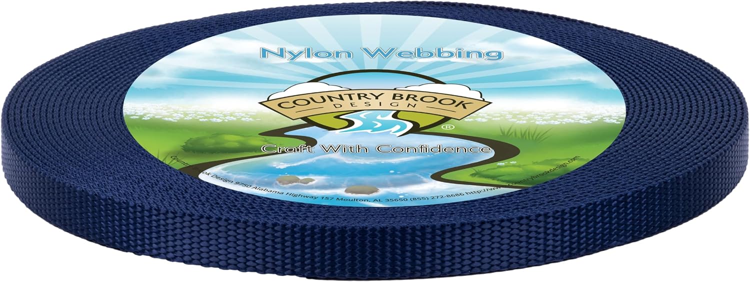Country Brook Design - Heavy Duty Nylon Webbing (1/2 Inch)