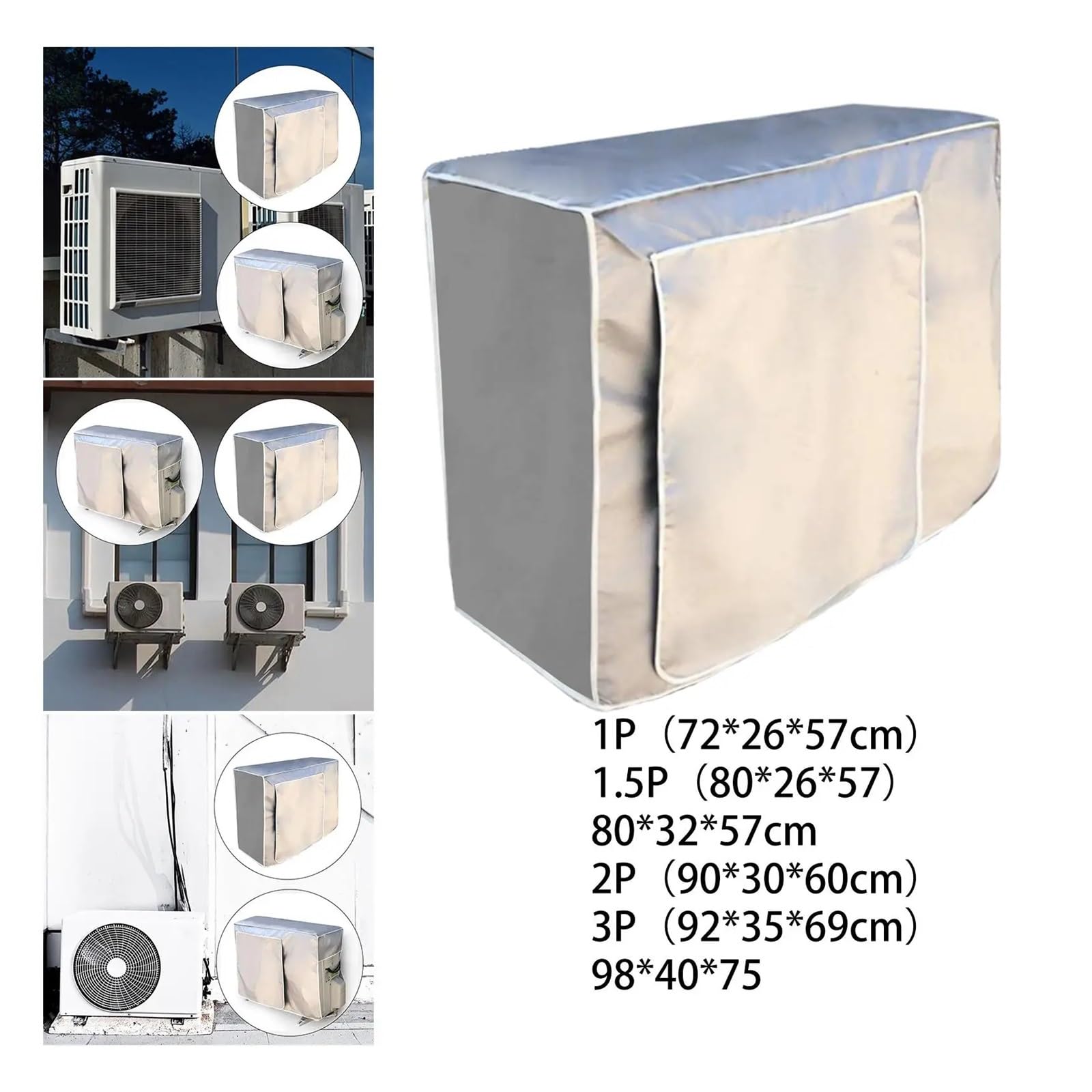 HKYBCF Klimaanlage Abdeckung - Wasserdicht UV-Schutz Außengerät