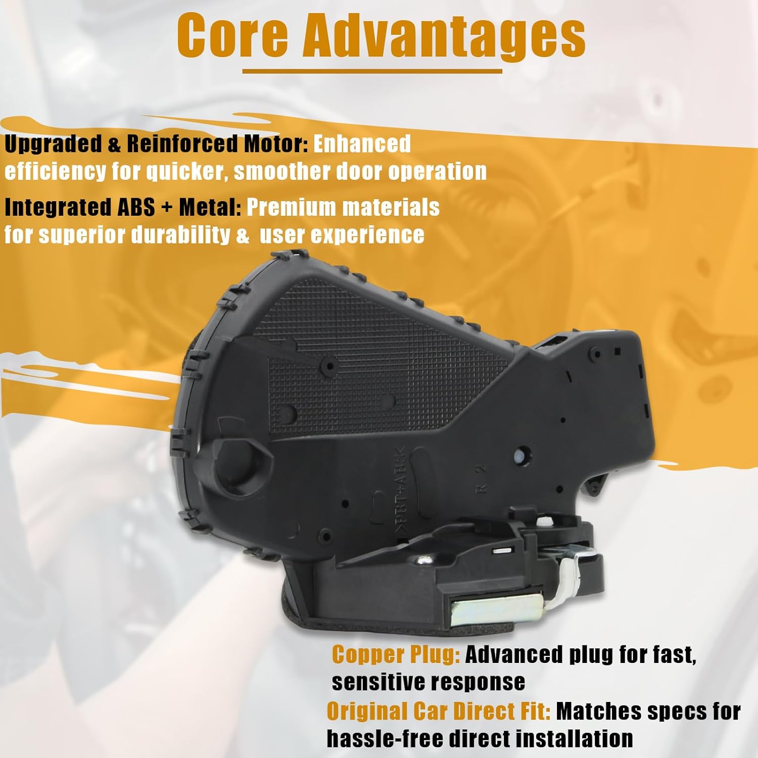 69110-0R010 Door Lock Latch Actuator Motor - Trunk Rear Liftgate Tailgate Compatible with Toyota RAV 4 2006-2011 Replacement # 931-406 AC89743 TO1911106