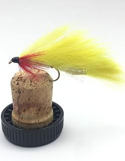 BestCity Zonker - Señuelos para pesca (10 unidades, tamaño 10, 10 unidades), color amarillo