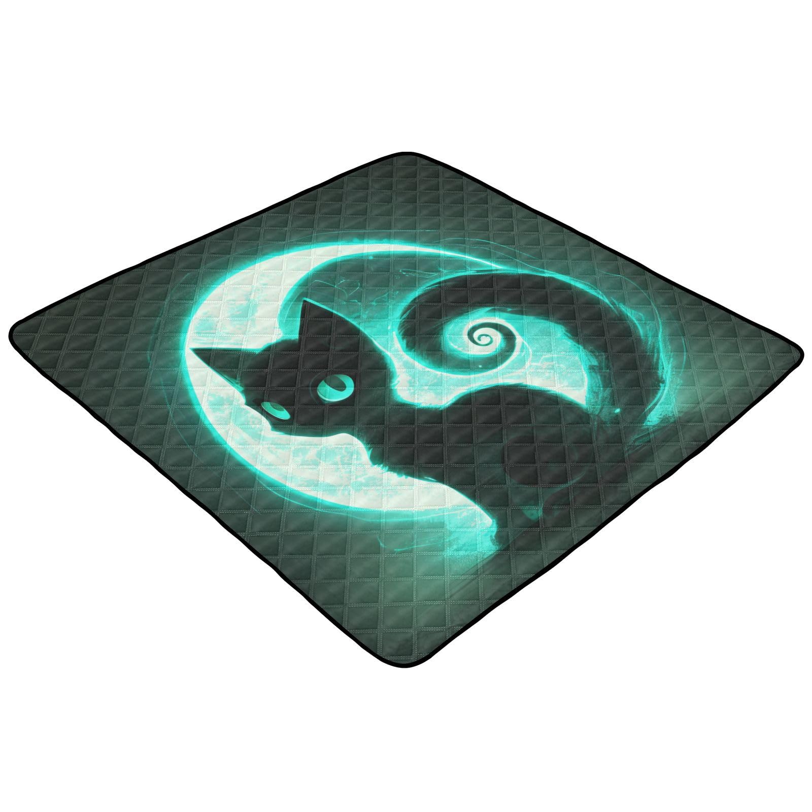 Kigai Cute Cats Baby Play Mat for Floor and Playpen 50x50 inch Non-Slip Baby Activity Playmat Waterproof Foldable Crawling Mat for Infants Toddlers