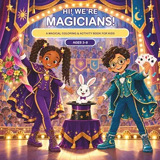 Hi! We're Magicians!: A Magical Coloring & Activity Book for Kids (Worth Wondering: Big Dreams & Adventures)