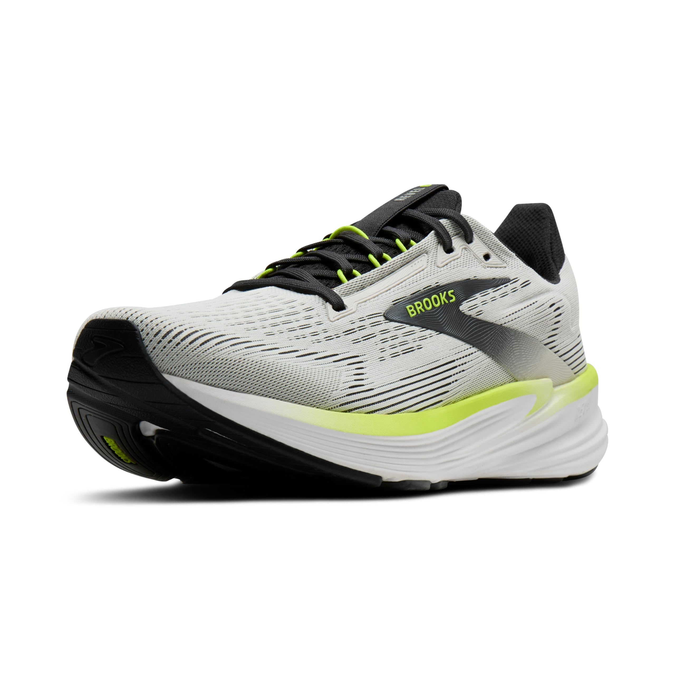 Brooks Mens Revel 8 Sneaker, Vaporousgray Phantom Nightlife, 10.5 UK