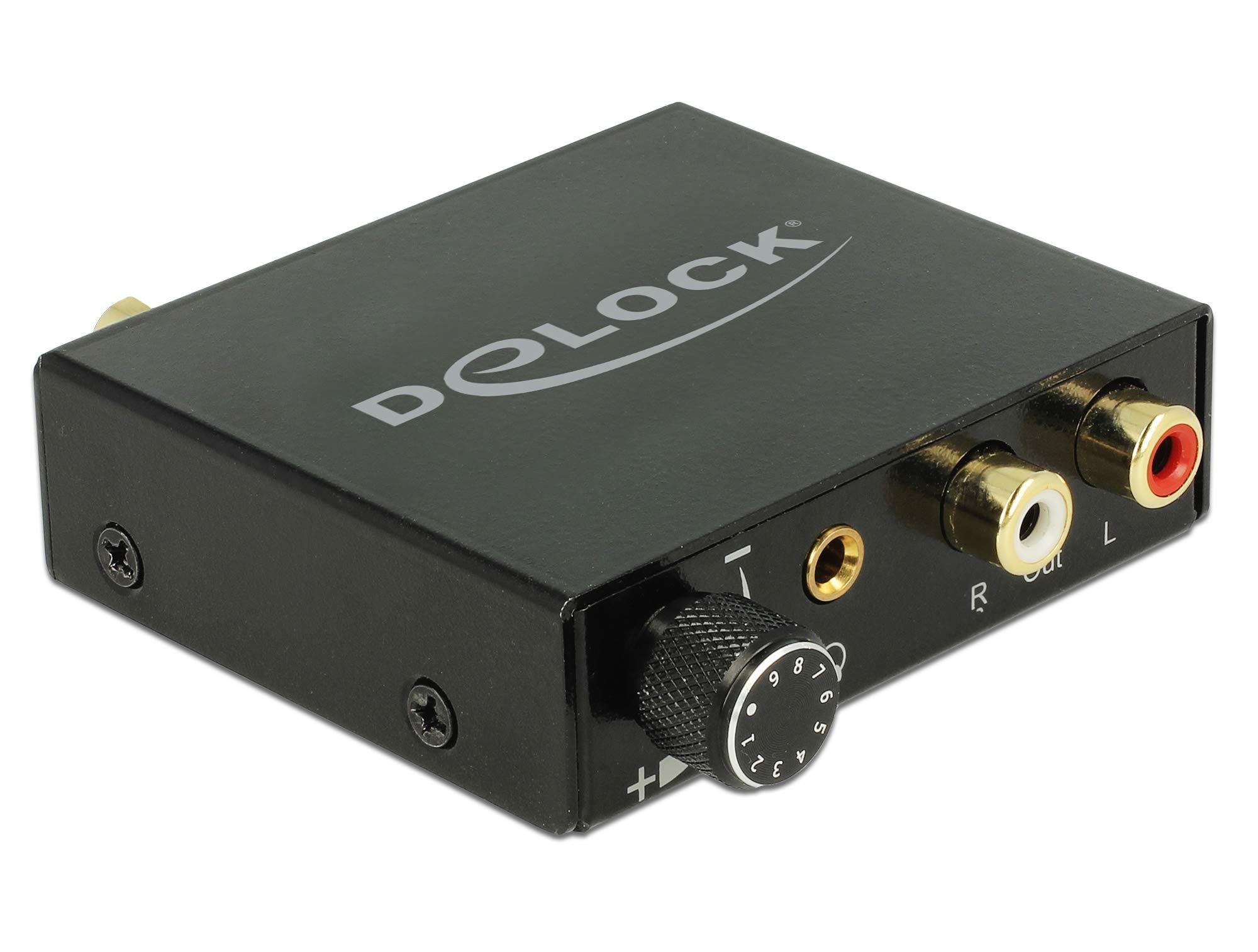 Delock Konverter Digital Audio zu Analog HD mit Kopfhörerverstärker