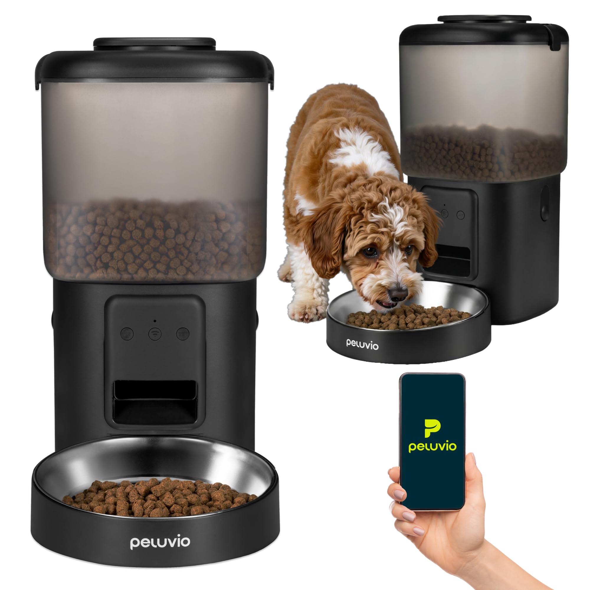 Distributeur automatique de croquettes Wi-Fi pour partir l'esprit tranquille le week-end