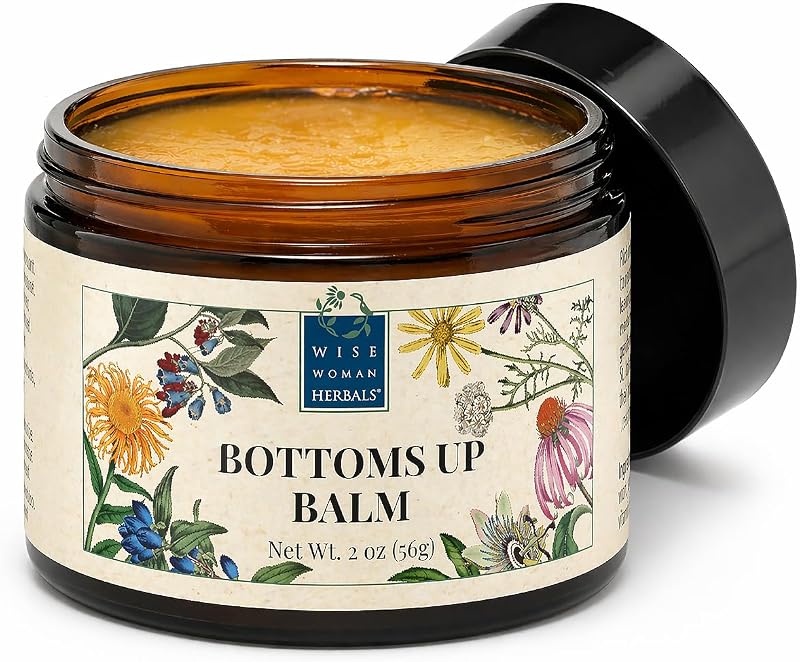Wise Woman Herbals Bottoms Up Balm, bálsamo para a pele, 57 g