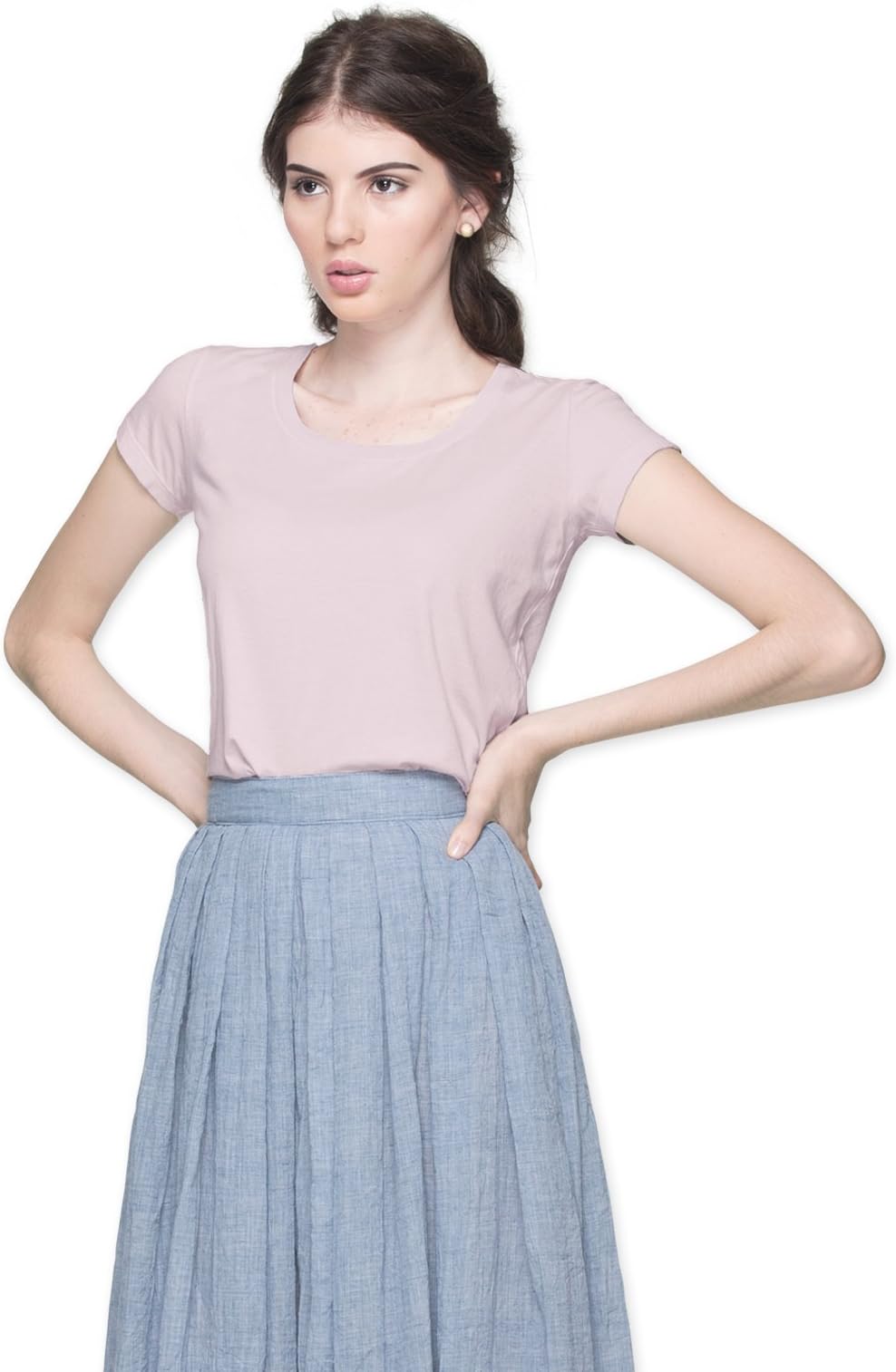 Neushop Women's Knox 100% Cotton Short Sleeve Premium T-shirt