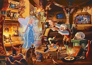 Comprar Schmidt Spiele 57526 Thomas Kinkade, Disney, Geppetto's Pinocho, Puzzle de 1000 Piezas, Dibujos Animados, Multicolor, Normal