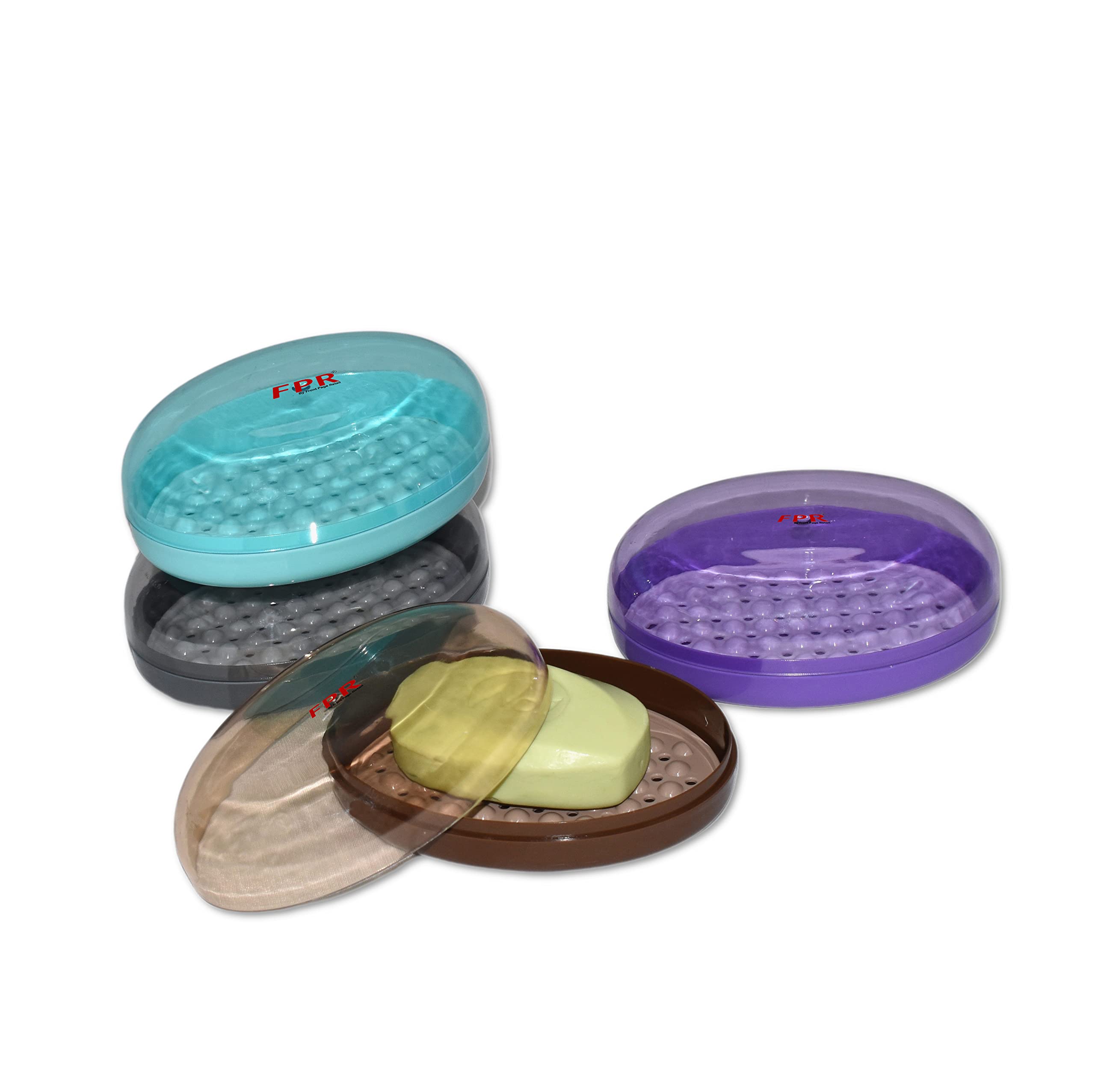 FPR Soap Case Holder Box with Transparent Lid and Strainer Tray for Home, Kitchen, Bathroom, Washbasin (Colour May Vary, Plastic) Oval (2) (B09ZRSSK36) Amazon Price History, Amazon Price Tracker