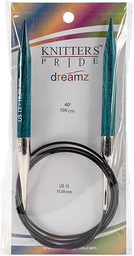 Knitter's Pride -Dreamz Agujas circulares fijas 40", tamaño 15/0.394 in
