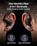 Soundcore AeroFit 2 Pro by Anker, Open-Ear and Active Noise Cancellation Modes, Hi-Res Open Ear Headphones for Commute,Office,Fitness, LDAC, 4-Mic AI Clear Calls, 34H, IP55, Wireless Bluetooth Earbuds