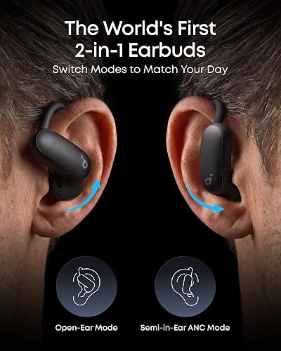 Soundcore di Anker AeroFit 2 Pro, Cuffie Bluetooth Open Ear con ANC, Hi-Res - 2