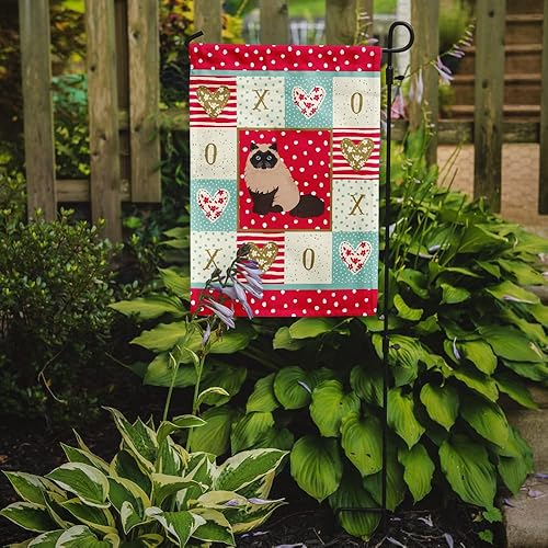 Miniatura 2 de Caroline's Treasures CK5753GF Bandera de jardín persa Hymalayan Cat Love para buzón, bandera decorativa para patio exterior, patio, obras de arte