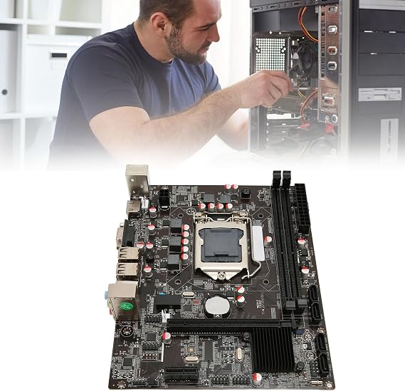 LGA 1156 Motherboard, USB 2.0 2.0 ATX Structure Desktop Motherboard VGA HD Output H55A2