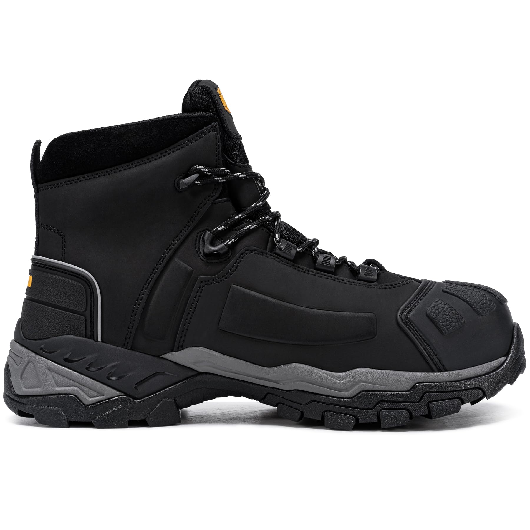 LARNMERN Arbeitsschuhe Herren S3 Wasserdicht WR Sicherheitsschuhe | Antistatisch Durchtrittsicher Stahlkappenschuhe Baustelle Arbeitsstiefel Komfort Sicherheitsstiefel