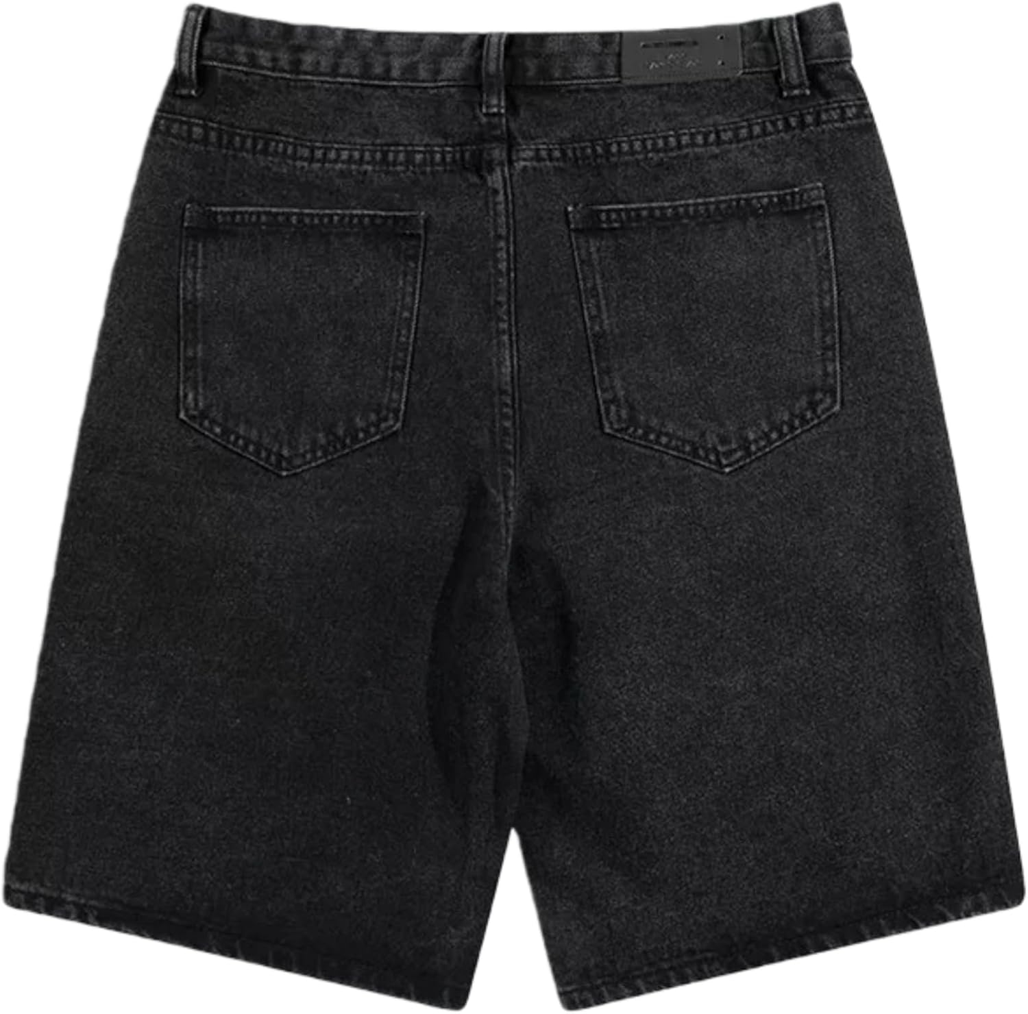 Mens Baggy Jean Shorts Loose Fit Vintage Wide Leg Jorts Y2K Streetwear Hip Hop Casual Denim Shorts