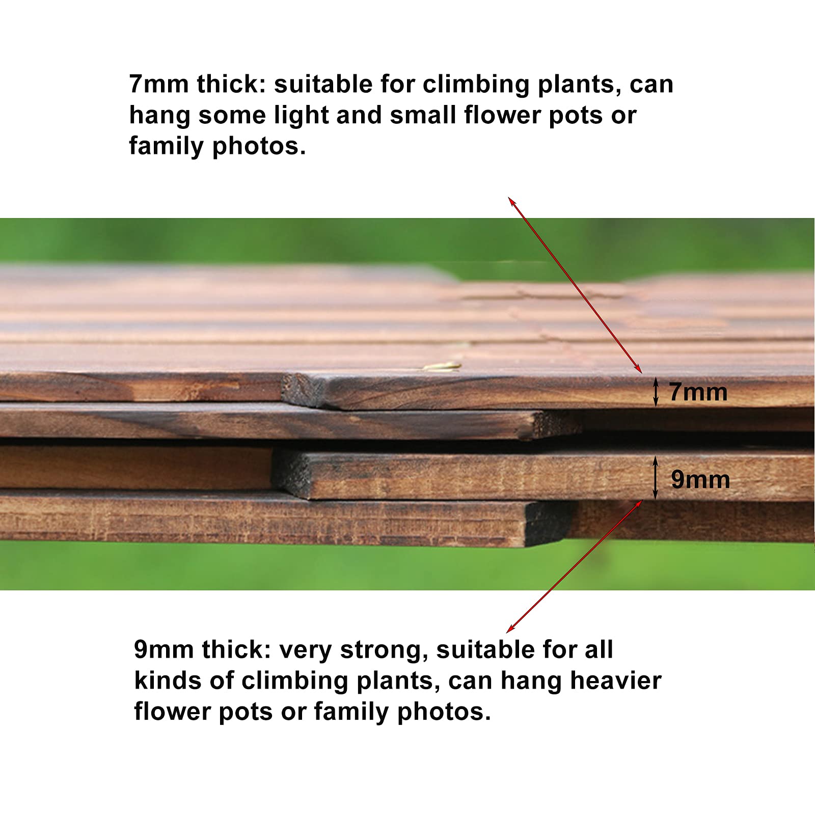 Bellissa 10101 Lot De 8 Bordures De Massif Flexibles En Plastique Avec