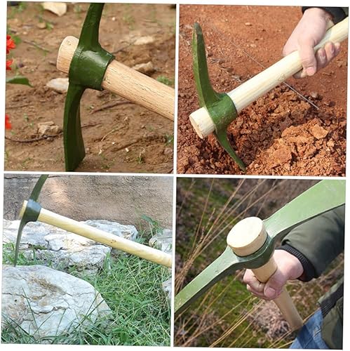 Miniatura 8 de Cabilock Garden Household Tools Hand Tools Lawn Dethatcher Gardening Picks Planting Gardening Hoe Garden Hula Hoe Steel Gardening Outdoor Gardening