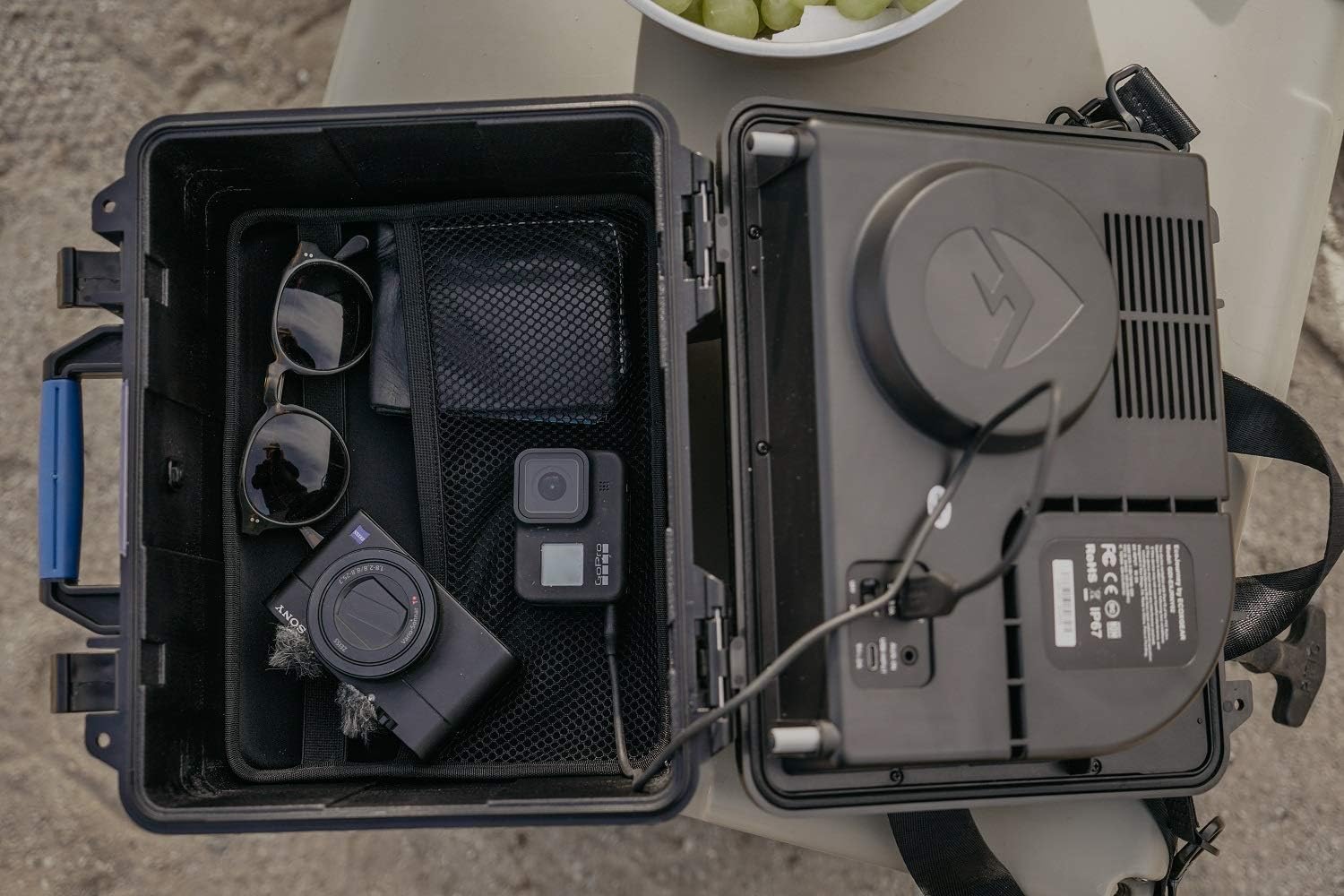 Items stored in ECOXGEAR EcoJourney dry storage